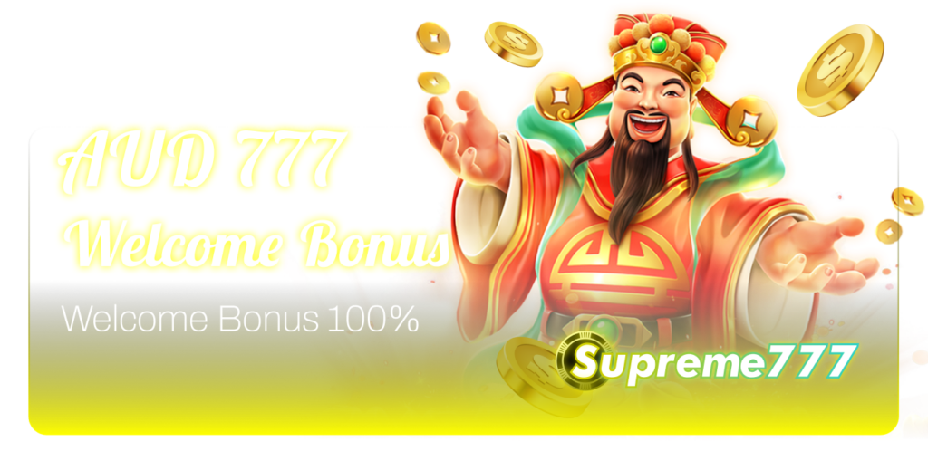 Supreme777 Welcome Bonus banner